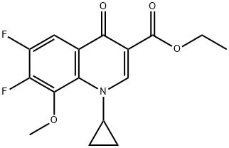 1-Cyclopropyl-6,7-difluoro-1,4-dihydro-8-methoxy-4-oxo-3-quinolinecarboxylic acid ethyl ester