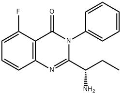 2-[(1S)-1-Aminopropyl]-5-fluoro-3-phenyl-4(3H)-quinazolinone